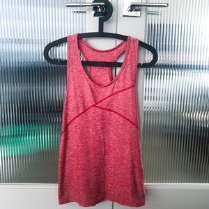 Oiselle orange workout tank S